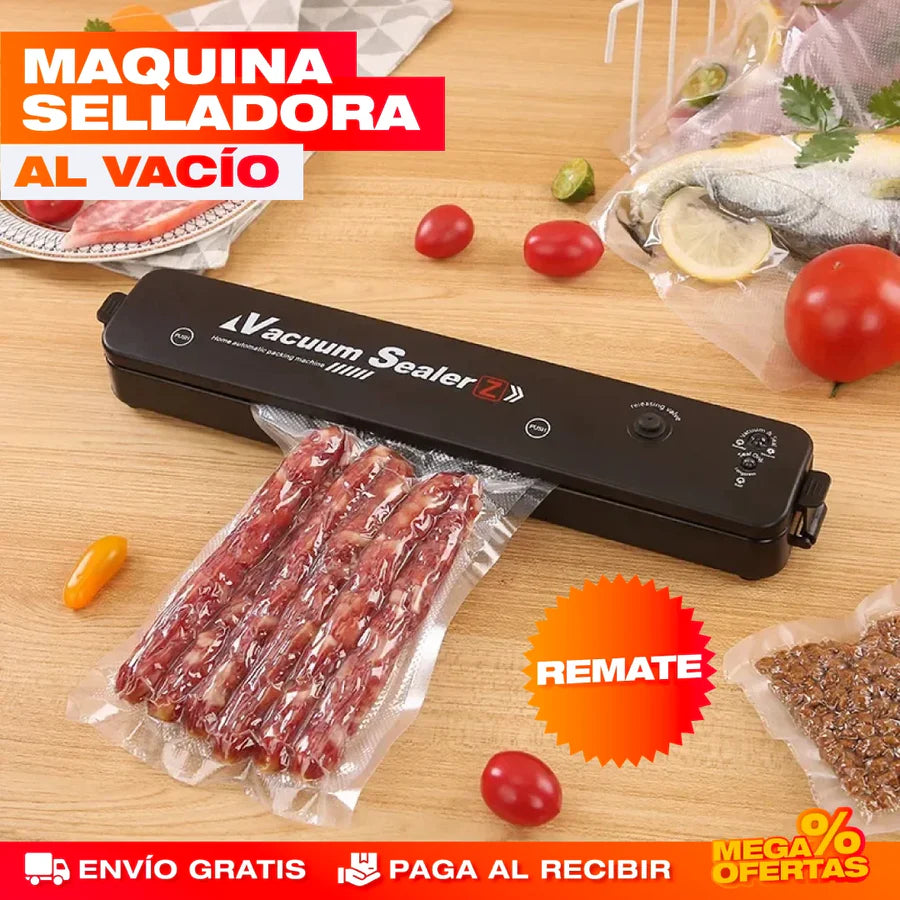 Vacuum Sealer® Tu comida durara meses