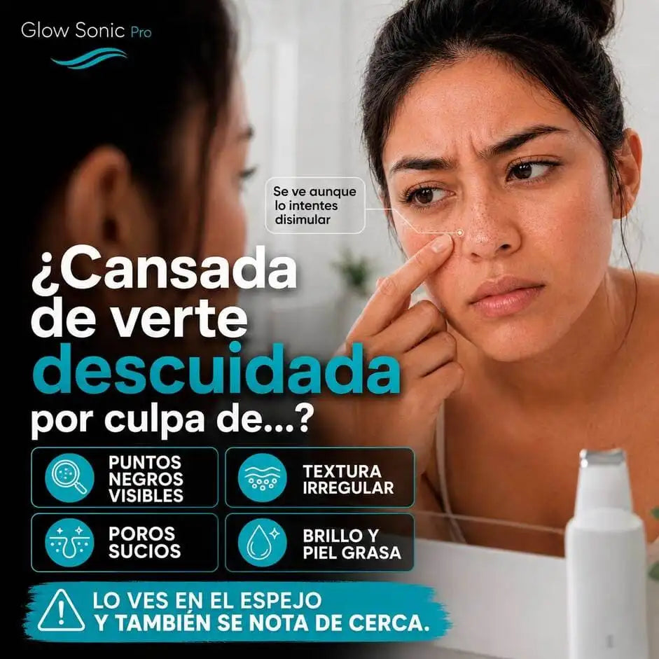 Glow Sonic Pro® Elimina las impurezas facil y rapido