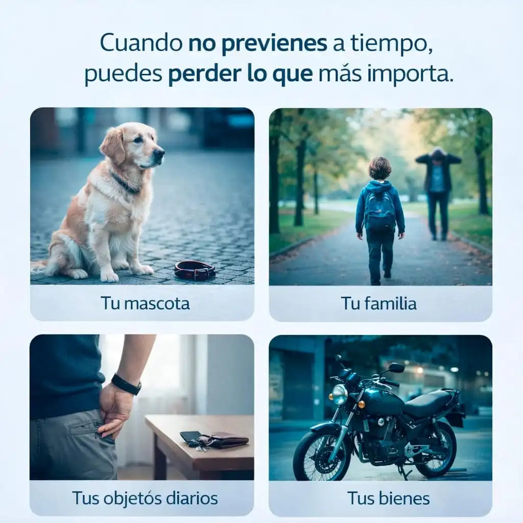 3 unidades de SafeTag™ Todo lo que importa, siempre bajo tu control.