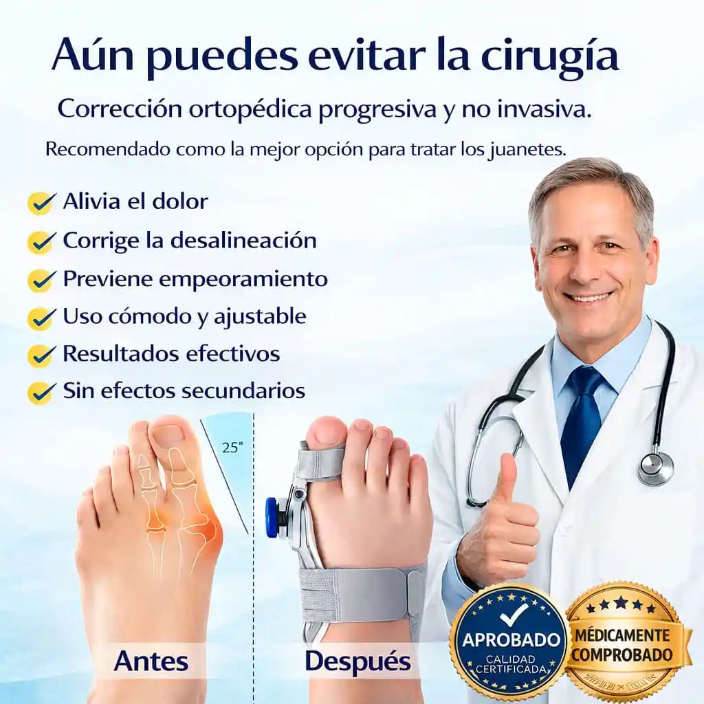 Flextoe® Corrector de juanetes ortopedico