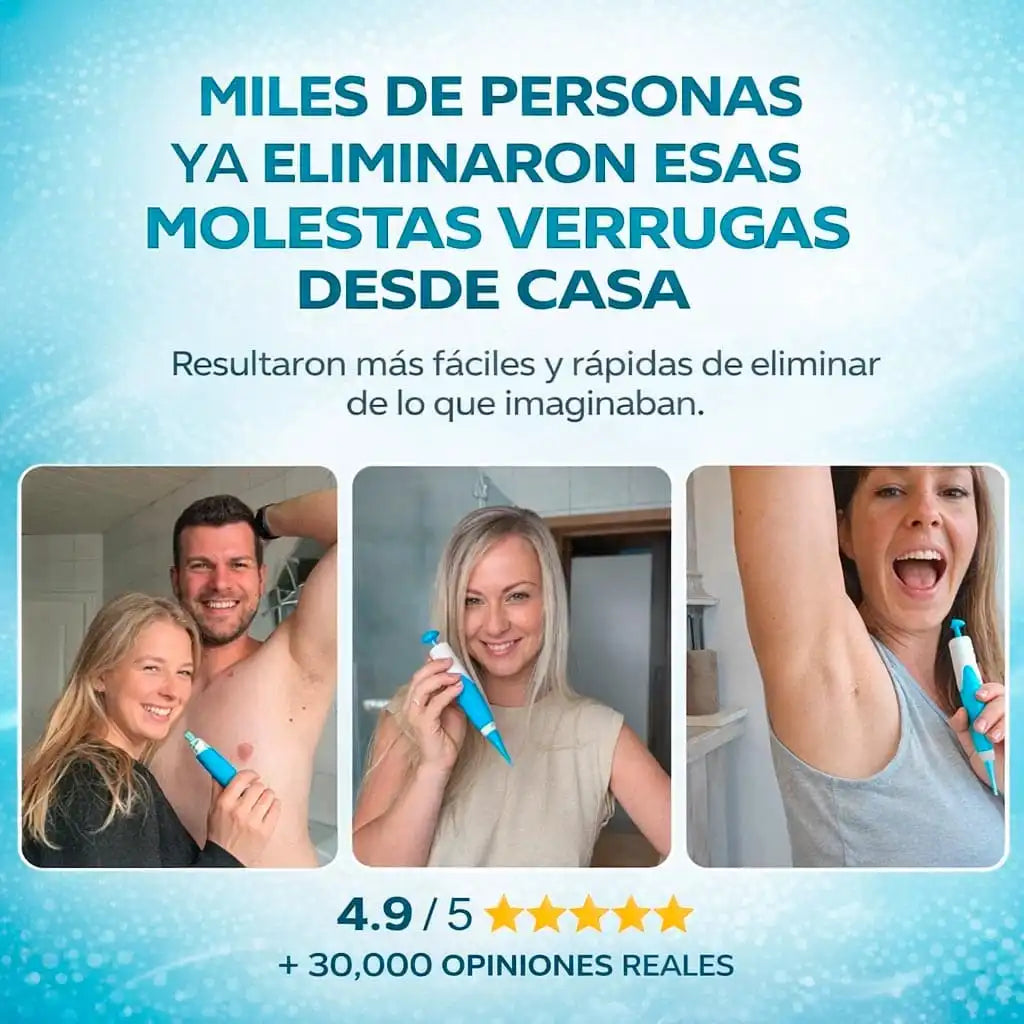 Kit completo para eliminar las verrugas en 1 semana