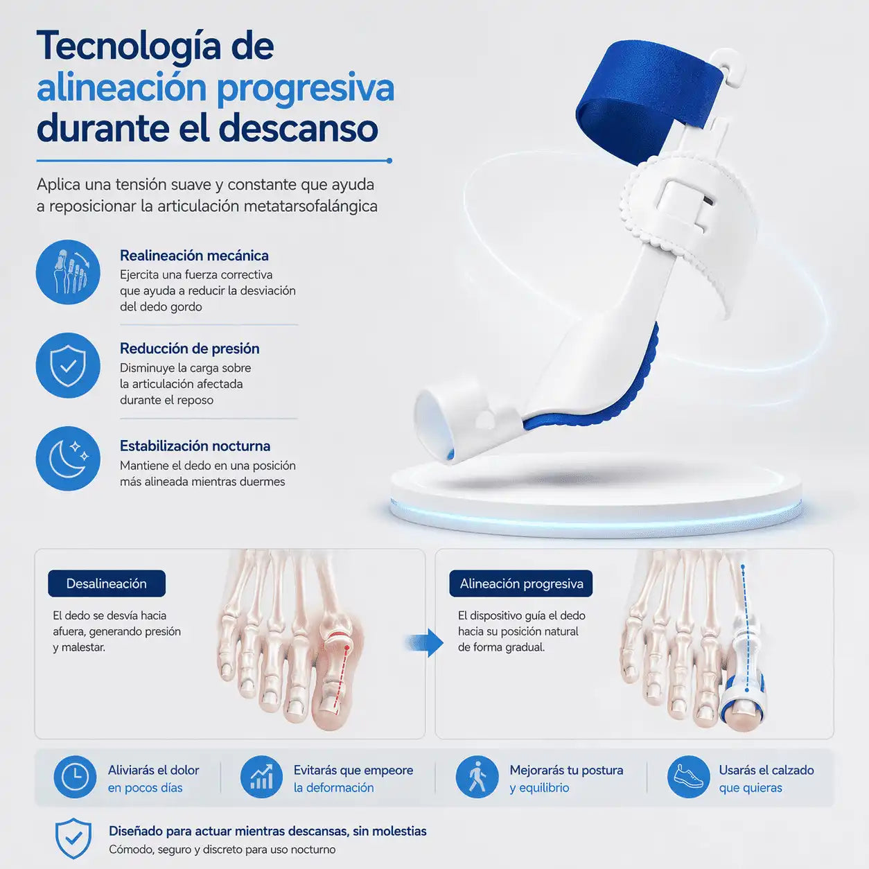 FootRelief® Desaparece los juanetes en pocos dias
