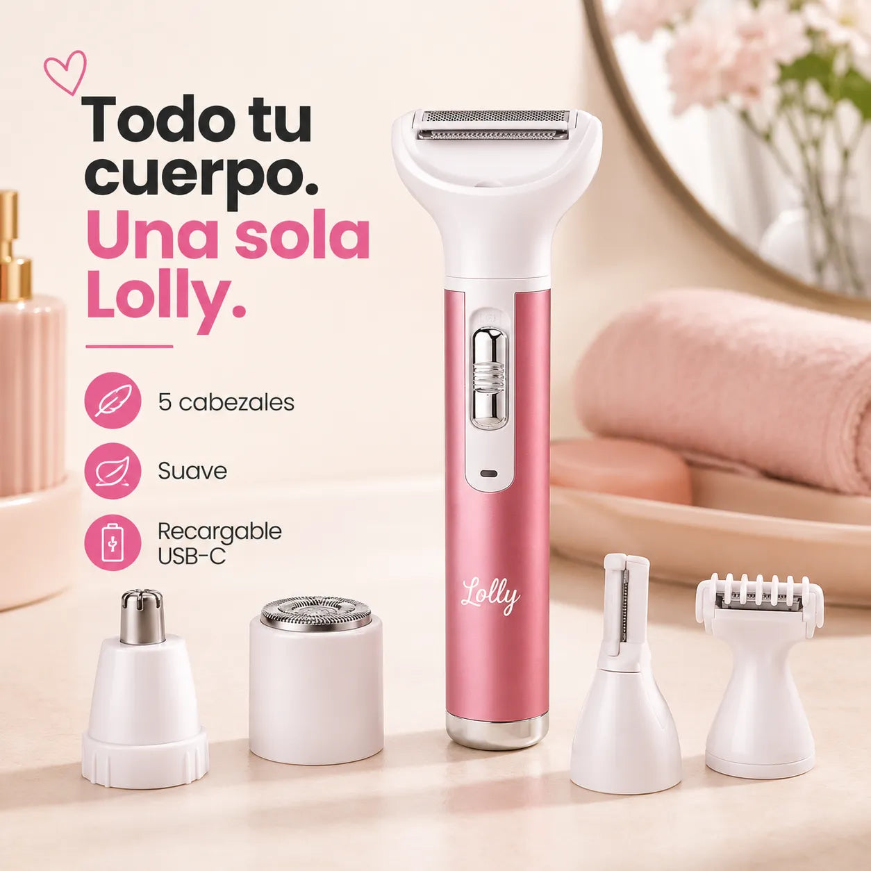 Lolly Depiladora 5 en 1