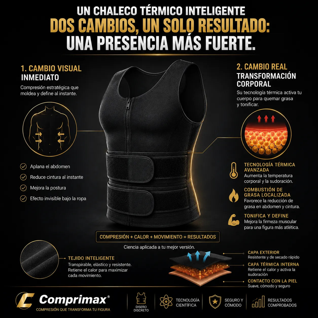 Comprimax - Chaleco termico