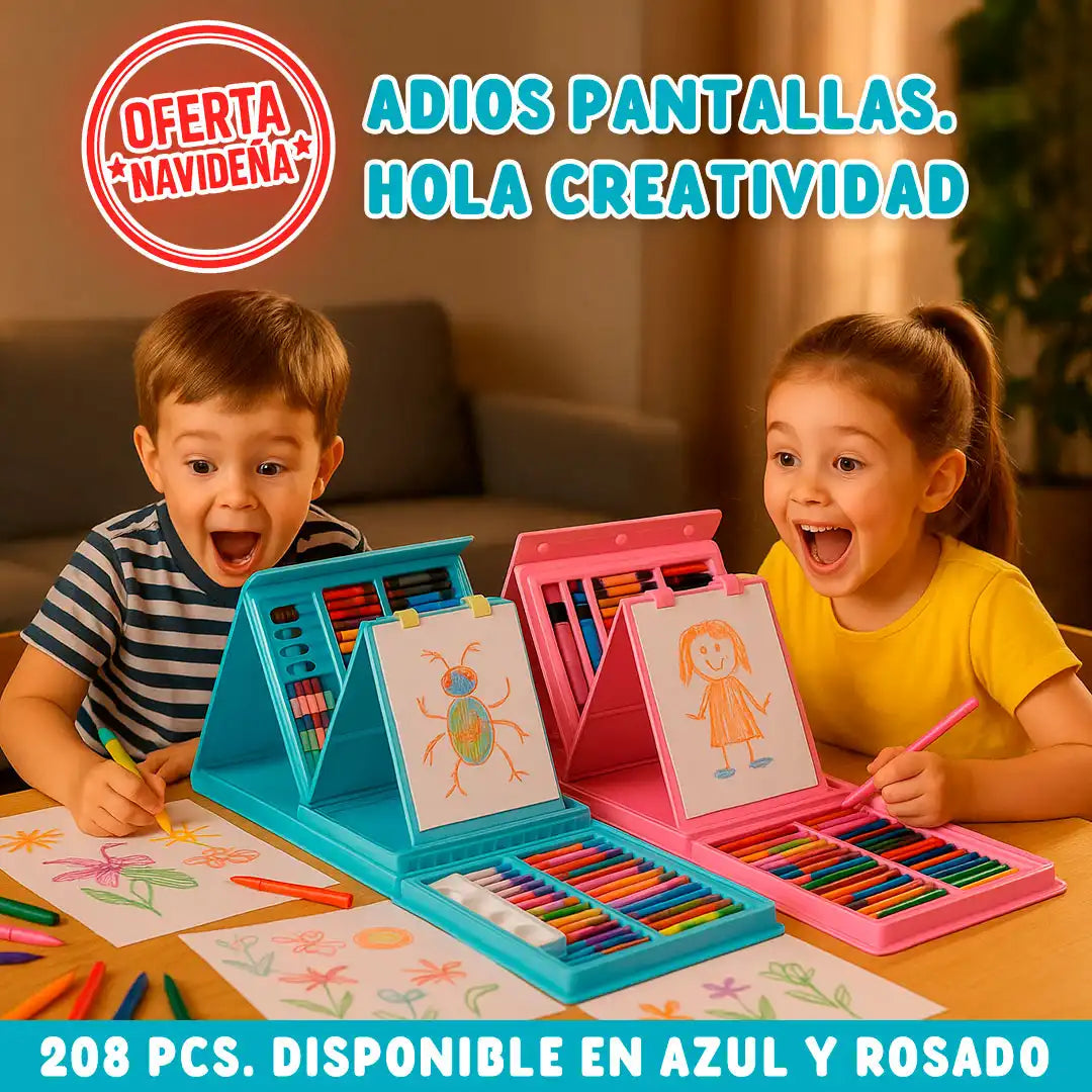 SET DE ARTE (208 PIEZAS DE PURA DIVERSION)