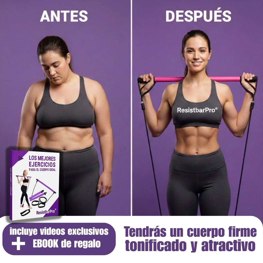 ResistBarPro® tonifica tu cuerpo mejor que un gimnasio