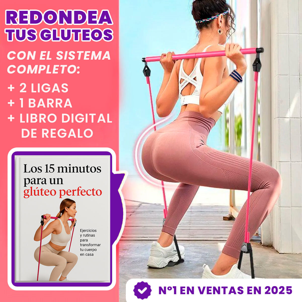 Elasticbar® Glúteos redondos en pocas semanas